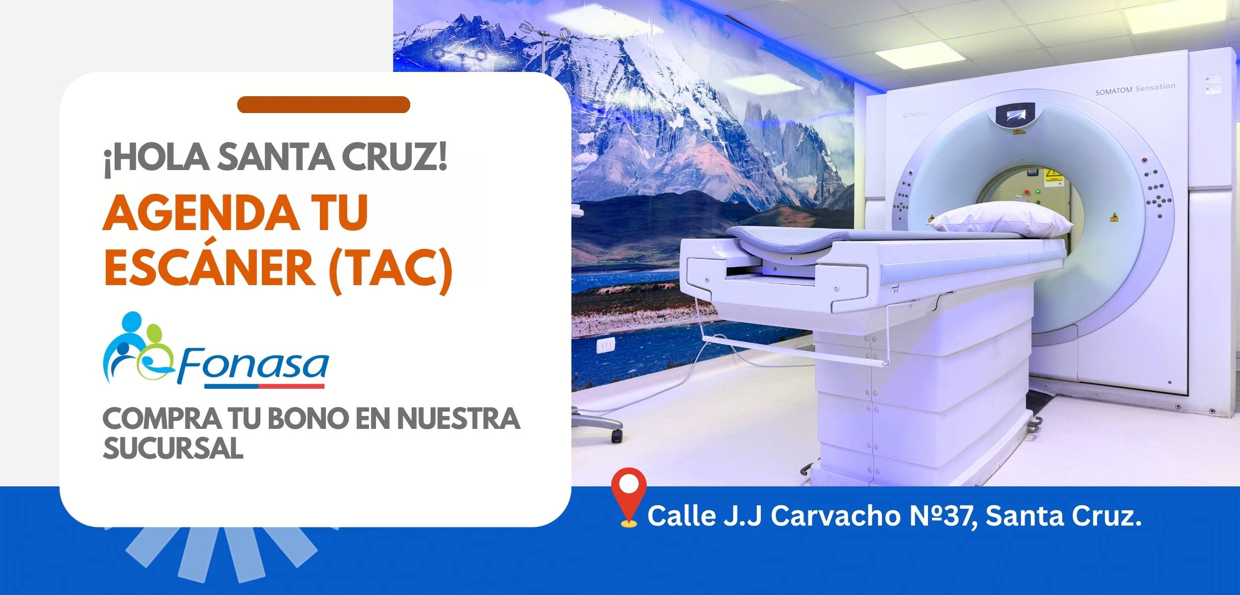 Exámenes escáner tac en Santa Cruz